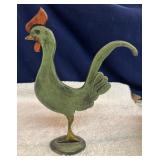 Wooden Rooster Sculpture