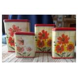 Vintage Tin Canisters