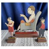 Hand-Painted Wooden Figures,