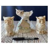 Owl Ceramic Figurines