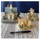 Thomas Kinkade Clock & Figurines
