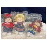 Three Campbell's Kids Dolls