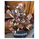 Floral Metal Sculpture