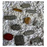Antique Tobacco Tin Plugs