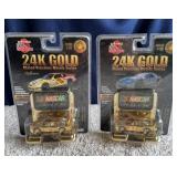 24K Gold NASCAR Cars