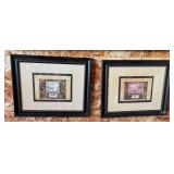 Framed Stamp Artworks