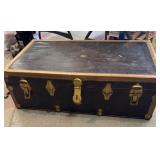 Wood/Metal Storage Trunk,