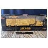 24K Gold NASCAR Transporter