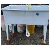 Double-Basin Laundry Sink
