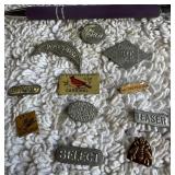 Antique Tobacco Tin Tags