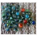 Clear Swirl Marbles