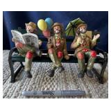 Emmett Kelly Clown Figurines