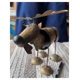 Metal Moose Sculpture