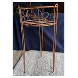 Copper Wire Plant Stand,