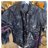 Black Leather Shirt