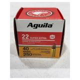 Aguila .22 Super Extra Ammunition, 250 Rounds