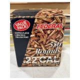 Federal .22 Cal 550 Rounds Value Pack