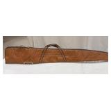 Brown Leather Rifle Soft Case 505 44