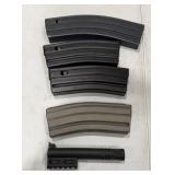 4 AR-15 Magazines and Short Barrel