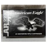 American Eagle .223 Rem 55 Grain FMJ Ammo