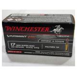 Winchester 17 WSM Rimfire Ammo 20 Grain
