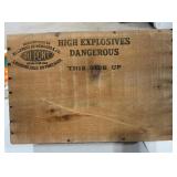DuPont Explosives Wooden Crate