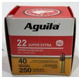 Aguila .22 Super Extra 40 Grain Rimfire Ammo