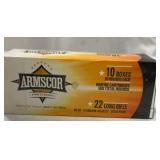 Armscor .22 Long Rifle Rimfire Ammo, 500 Rds