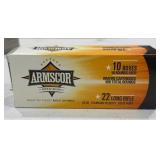 Armscor .22 Long Rifle Rimfire Cartridges