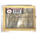 NIB 7pc Titanium Forstner Bit Set