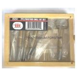 NIB 7pc Titanium Forstner Bit Set