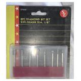 NIB 8pc Diamond Bit Set