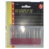 NIB 8pc Diamond Bit Set