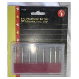 NIB 8pc Diamond Bit Set