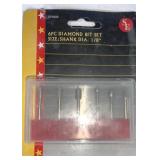 NIB 6pc Diamond Bit Set
