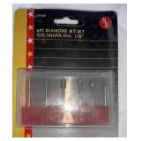 NIB 6pc Diamond Bit Set