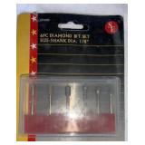 NIB 6pc Diamond Bit Set