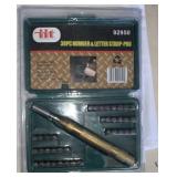 38pc Number & Letter Stamps