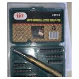 38pc Number & Letter Stamps