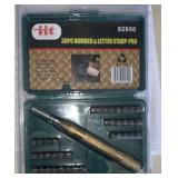 38pc Number & Letter Stamps