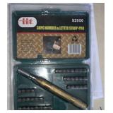 38pc Number & Letter Stamps