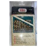 21pc Titanium Coated Drill Bits