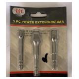 3pc Power Extension Bar