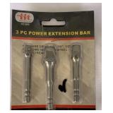 3pc Power Extension Bar