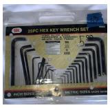 25pc Hex Wrench Set