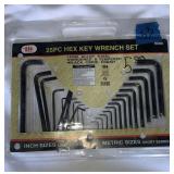 25pc Hex Wrench Set