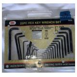 25pc Hex Wrench Set