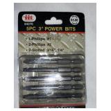 5pc 3" Power bits