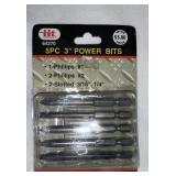 5pc 3" Power bits