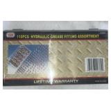 110pc Hydraulic Grease Fitting Set